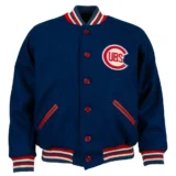 1954 Authentic Chicago Cubs Wool And Varsity Jacket