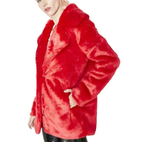 8 Ball Fur Red Jacke