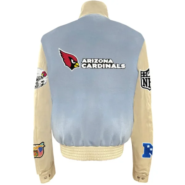 Arizona Cardinals Jeff Hamilton Stand Up Collar Wool jacket