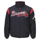 Atlanta Braves Navy On-Field Jacket