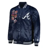 Atlanta-Braves-Starter-Patch-Full-Snap-Navy-Satin-Varsity-Jacket