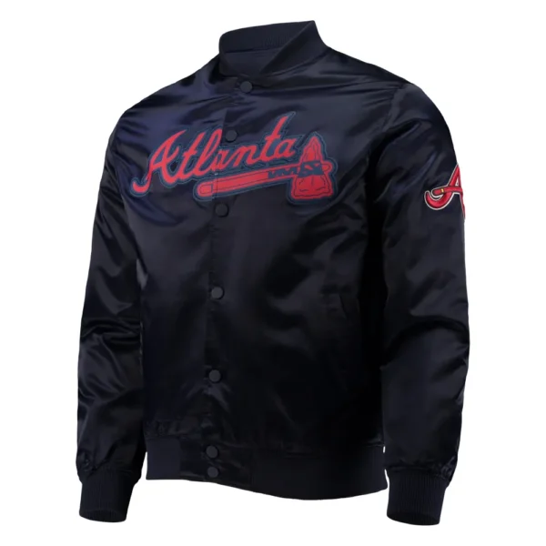 Atlanta-Braves-Starter-Wordmark-Navy-Satin-Varsity-Jacket-1