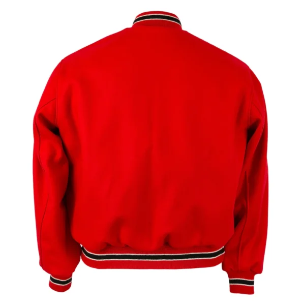 Atlanta Falcons 1967 Authentic Red Wool Varsity Jacket