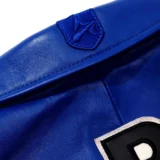 Avirex Icon Blue Leather Bomber Jack