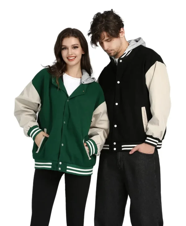 Baseball Couple Casual Bomber Varsity Jack