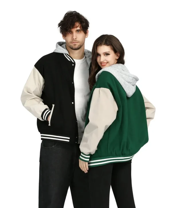 Baseball Couple Casual Bomber Varsity Jacket