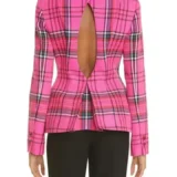 Bel-Air S1 E2 Hilary Banks Plaid Blazer Jacket Pin