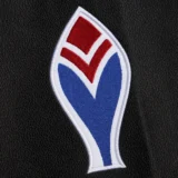 Black Wool & Leather Varsity Jacket Atlanta Braves