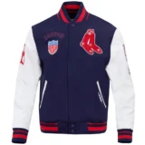 Boston Red Sox Classic Retro Wool & Leather Varsity Jacket
