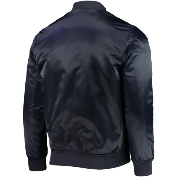 Boston Red Sox Wordmark Full-Snap Varsity Jacket Satin