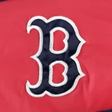 Boston Red Sox Soft Down Splitter Puffer Red Hooded J