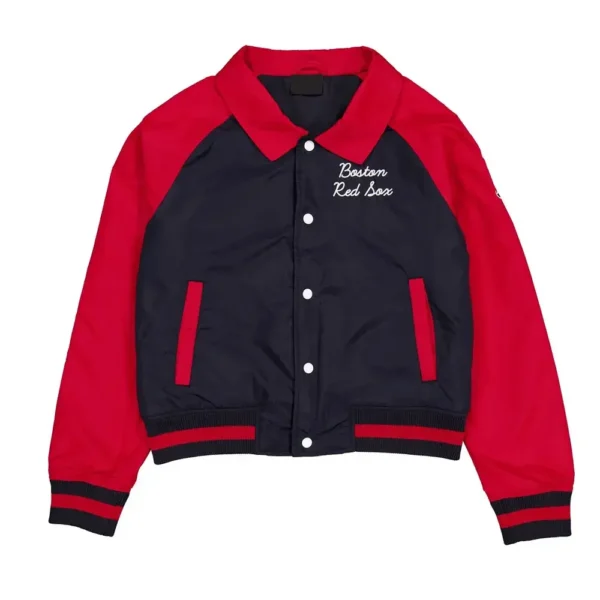 Boston Red Sox Throwback Jacket Navy:Red