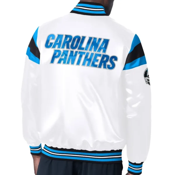 Carolina Panthers Satin Varsity Jacket