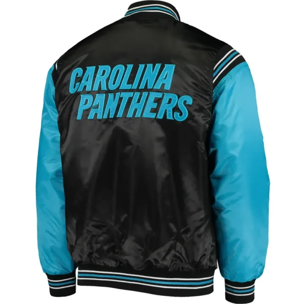 Carolina Panthers Satin Varsity Jacket