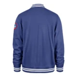 Chicago Cubs Pack Pro Camden Track Full-Zip Varsity Jacket – Blu