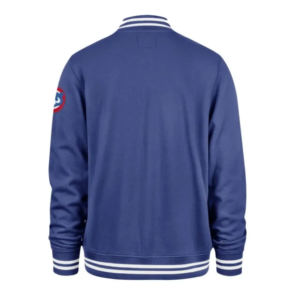 Chicago Cubs Pack Pro Camden Track Full-Zip Varsity Jacket – Blu