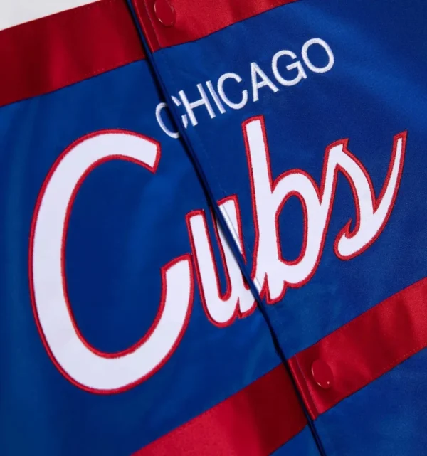 Chicago Cubs Special Script Heavyweight Satin Jack