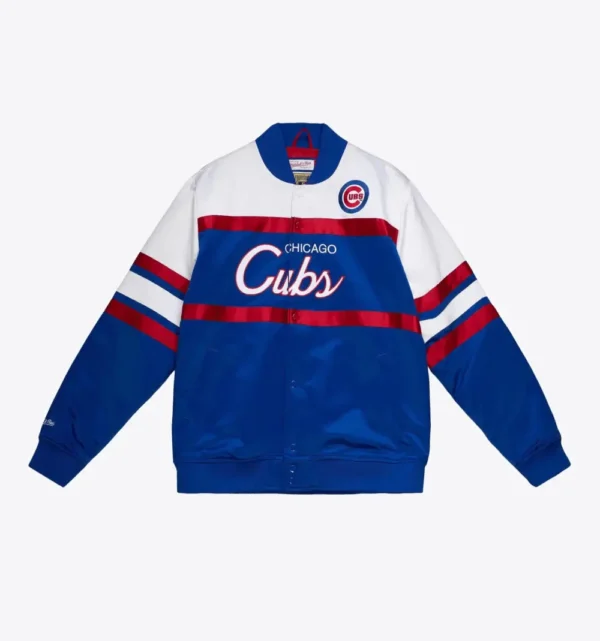 Chicago Cubs Special Script Heavyweight Satin Jacket