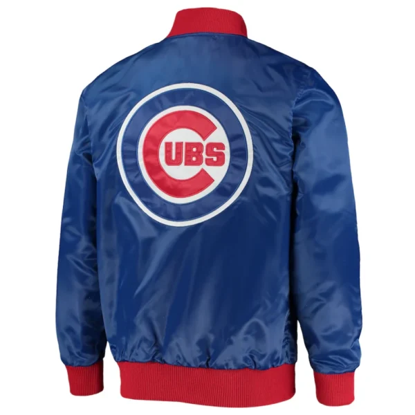 Chicago-Cubs-The-Ambassador-Full-Snap-Satin-Varsity-Jacket-Blue-