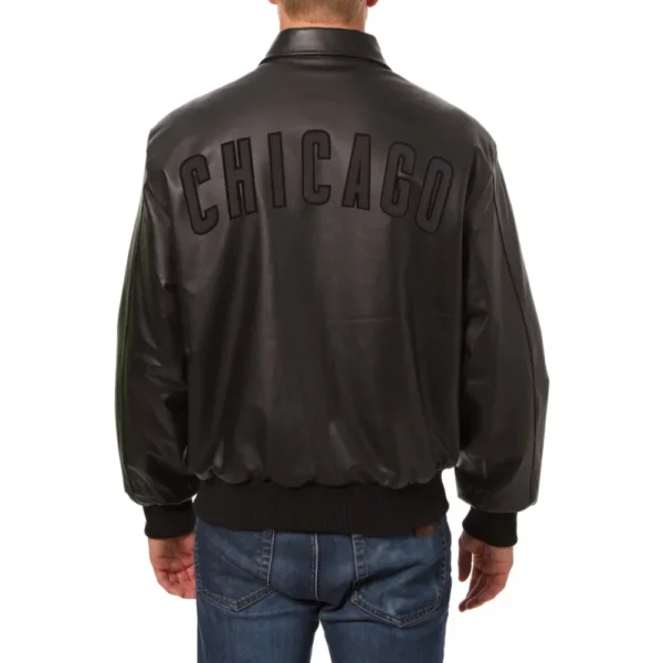 Chicago-Cubs-Tonal-Full-Leather-Bomber-Jacket-Black-