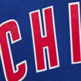 Chicago Cubs Two-Tone Embroidered Logo Wool Varsity Jacket Blue:Gr