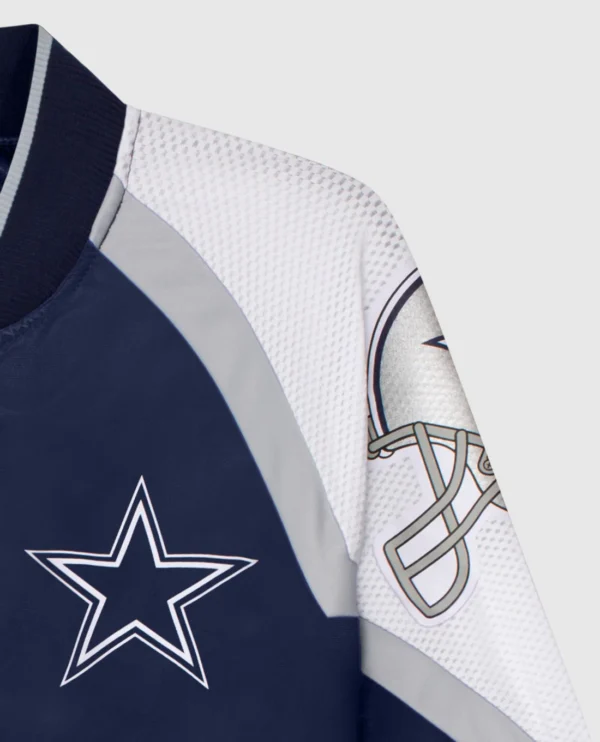 Women's Dallas Cowboys Zip-Front Track Jacket