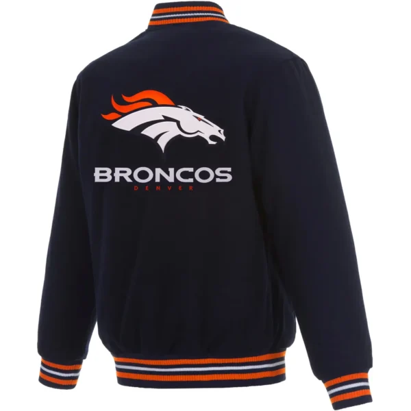 Denver Broncos Football Team Players Wool Varsity Jacket