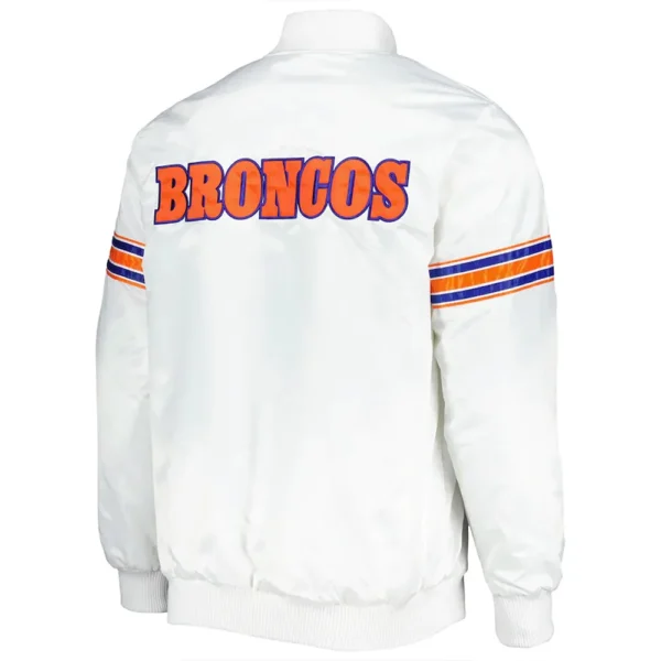 Denver Broncos Vintage Satin Varsity Jacket