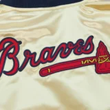 Gold Atlanta Braves Team OG 2.0 Full-Zip Varsity Satin J