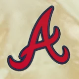 Gold Atlanta Braves Team OG 2.0 Full-Zip Varsity Satin Jack