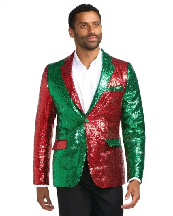 Green Christmas Blazer