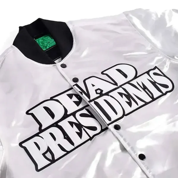 Headgear Classics Dead Presidents White Satin Jacket