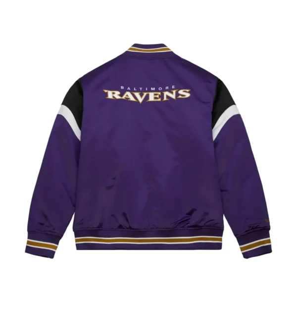 Heavyweight Satin Jacket Baltimore Ravens