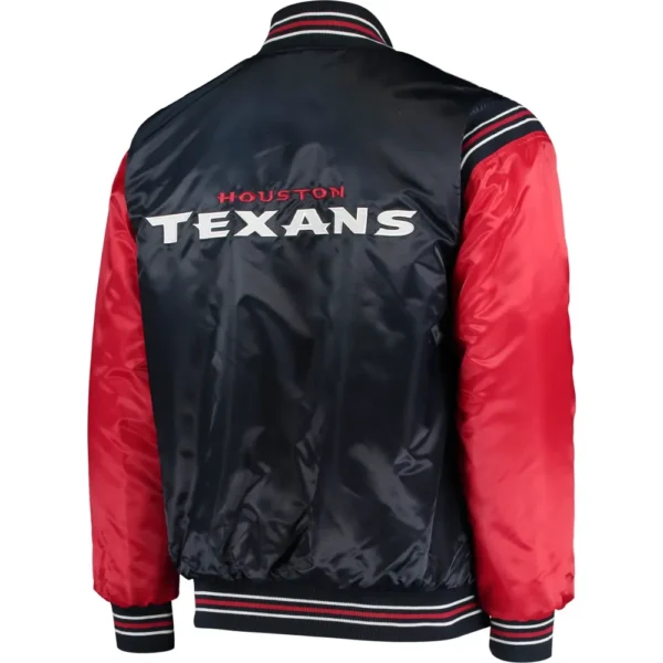 Houston Texans Enforcer Satin Varsity Full-Snap Jacket