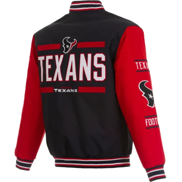 Houston Texans Football Team Players Satin Varsity Jacket