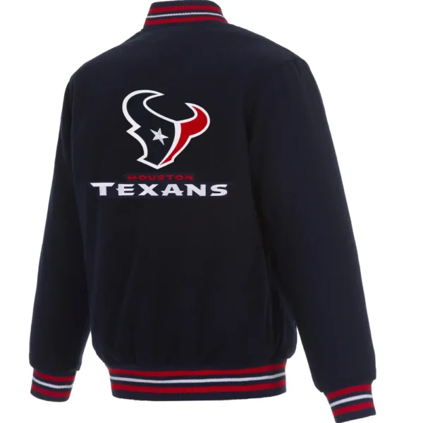 Houston Texans Football Team Players Wool Varsity Jacket