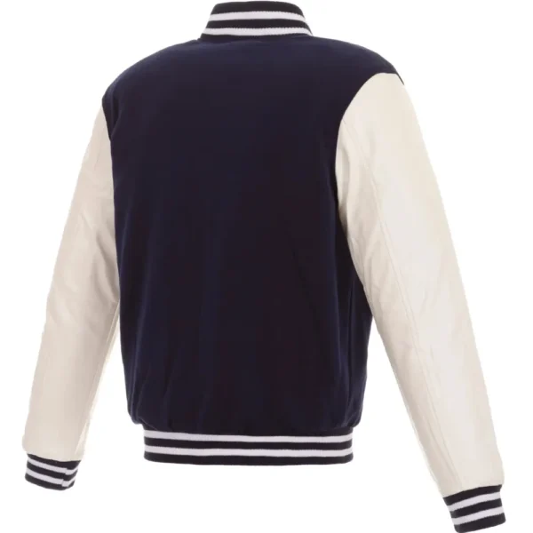 Houston Texans Team Players Wool & Leather Varsity Jacket