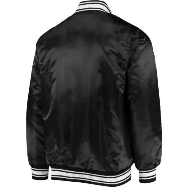 Indianapolis Colts Locker Room Satin Varsity Black Jacket