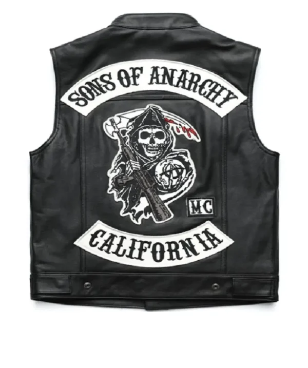 Jax Teller Sons Of Anarchy Leather Vest