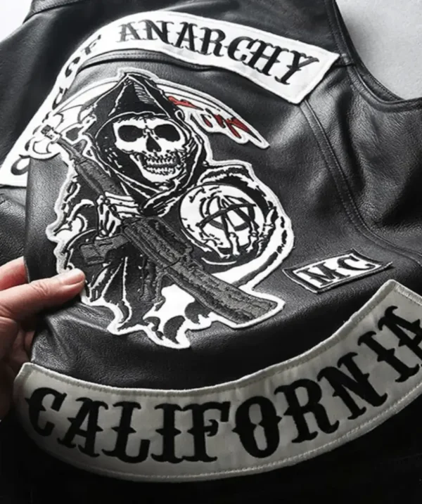 Jax Teller Sons Of Anarchy Leather Vest