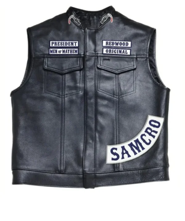 Jax Teller Sons Of Anarchy Leather Vest