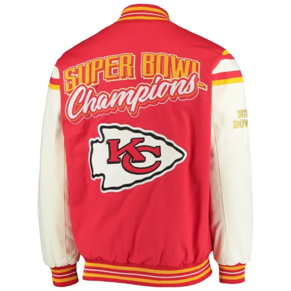 Kansas City Chiefs Victory Formation Commemorative Full-Snap Varsity Jacket