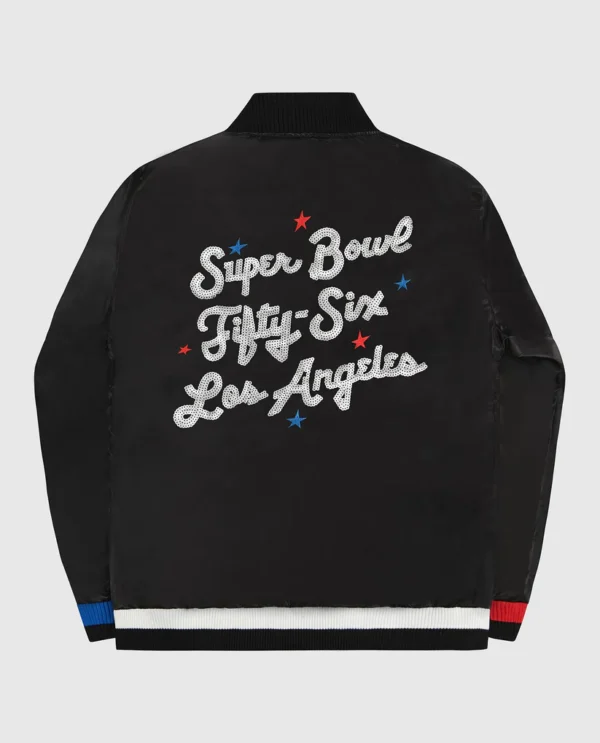 Super Bowl Lvi Varsity Satin Full-Snap Jacket