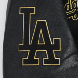 Los Angeles Dodgers Black & Gold Varsity Jacket Wool & L