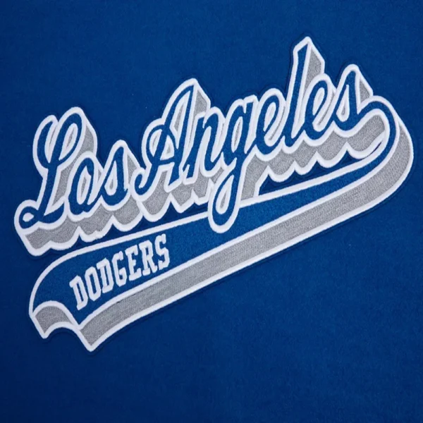 Los Angeles Dodgers Blue & White Script Tail Varsit