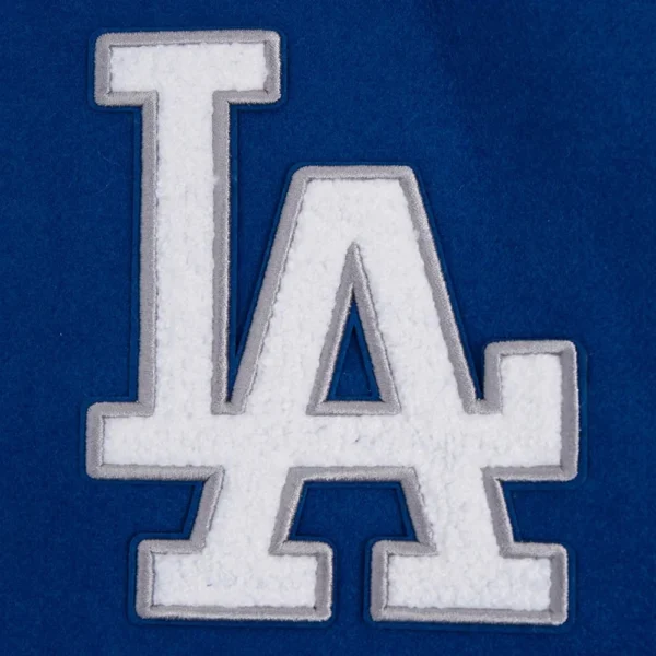 Los Angeles Dodgers Blue & White Script Tail Varsity Ja