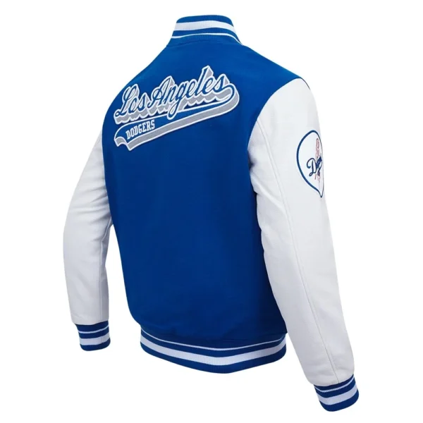 Los Angeles Dodgers Blue & White Script Tail Varsity Jack