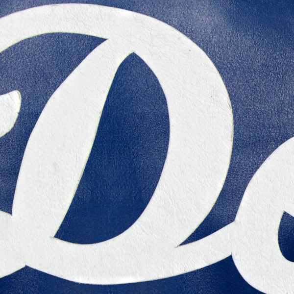 Los Angeles Dodgers Full Real Leather Blue Varsity Jacket