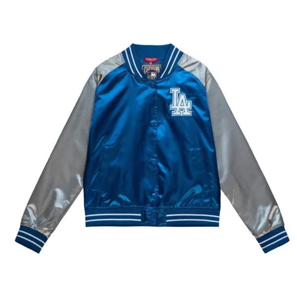 Los Angeles Dodgers Full-Snap 2.0 Satin Varsity Jacket