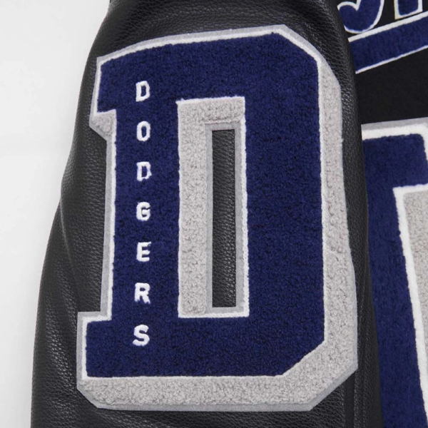 Los Angeles Dodgers Mashup Wool & Leather Varsity Jack
